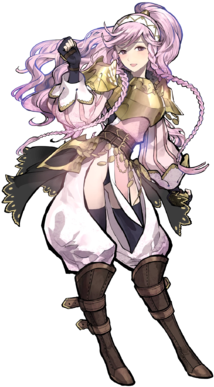 Olivia Sky-high Dancer Face - Fire Emblem Heroes Olivia Sky High Dancer (340x408), Png Download