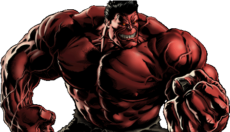 Red Hulk - Hulk Png (482x270), Png Download