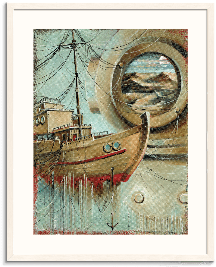 September 7, 2018 In By Artist Lane - Voyage De Reves Wall Art Framing / Size: Print - 76 (900x900), Png Download