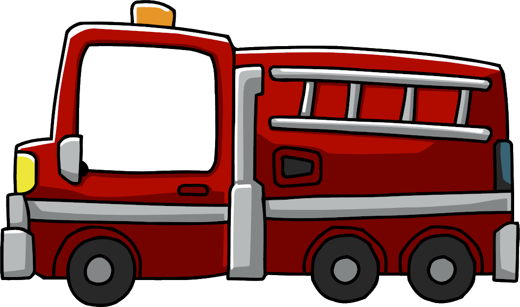 Fire Truck Clipart 3 B Firetruck Image Silhouette Clipartcow - Fire Engine (1059x626), Png Download