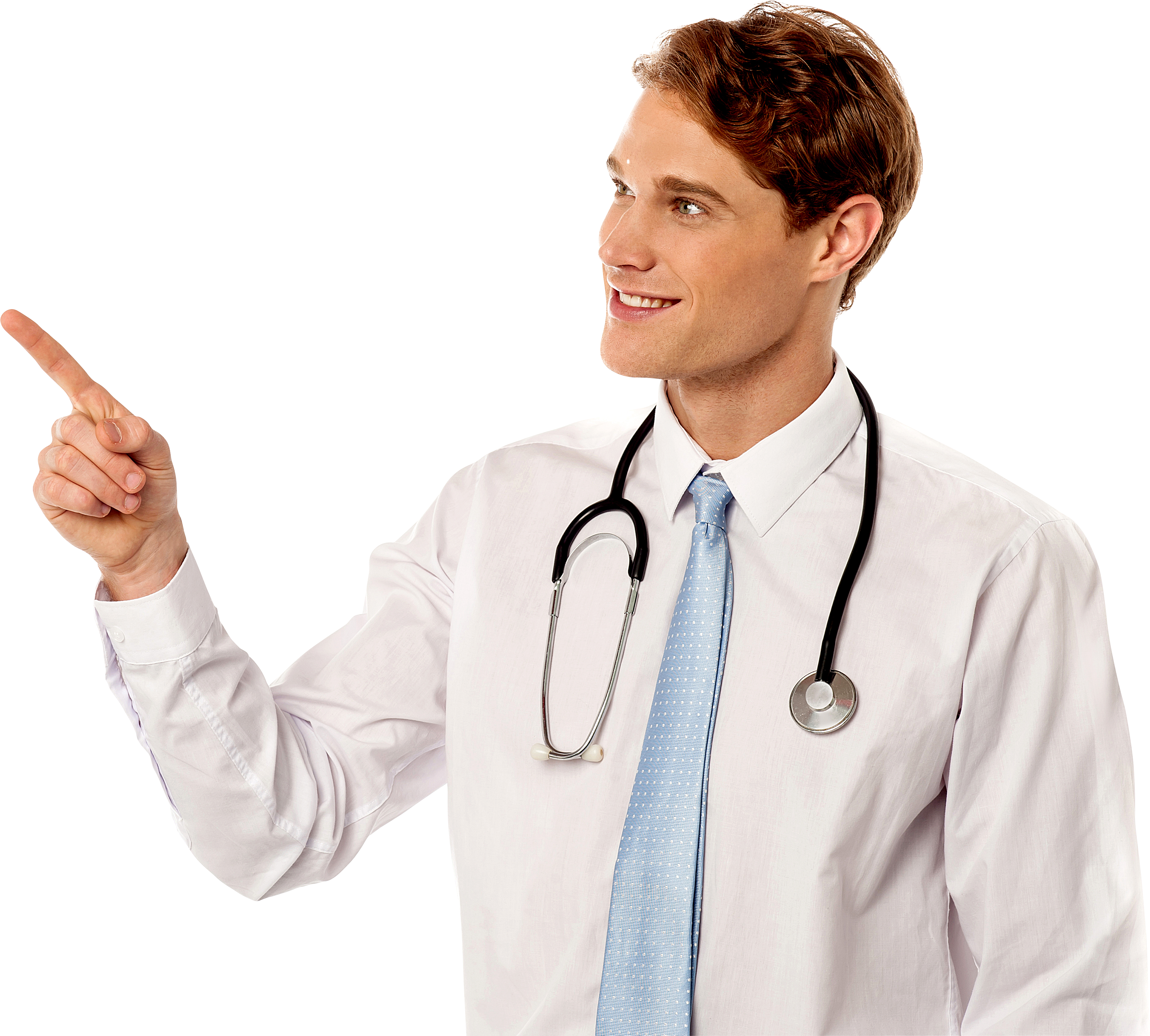 Men Pointing Left Png Image - Doctor Images Png Hd (5324x3543), Png Download