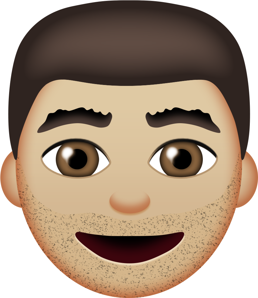 Jeremy Burge - Emoji Hombre Png (1024x1024), Png Download