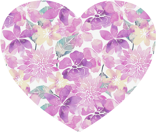 Pink And Purple Watercolor Flowers Pattern (800x800), Png Download