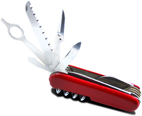 Download Swiss Knife Png Image - Swiss Knife Png (500x411), Png Download