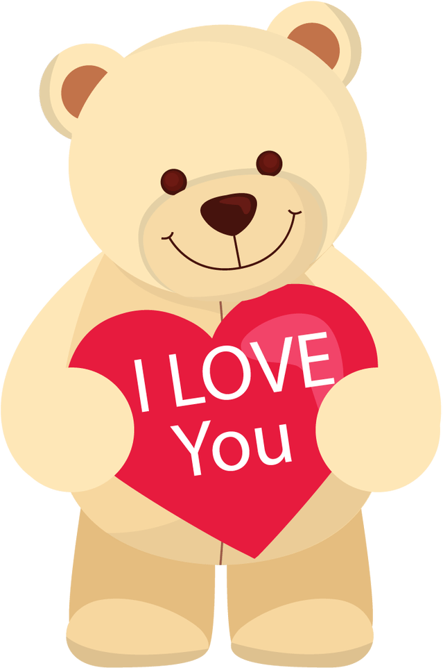 Cartoon Teddy Bear Love Images - Teddy Bear (806x961), Png Download