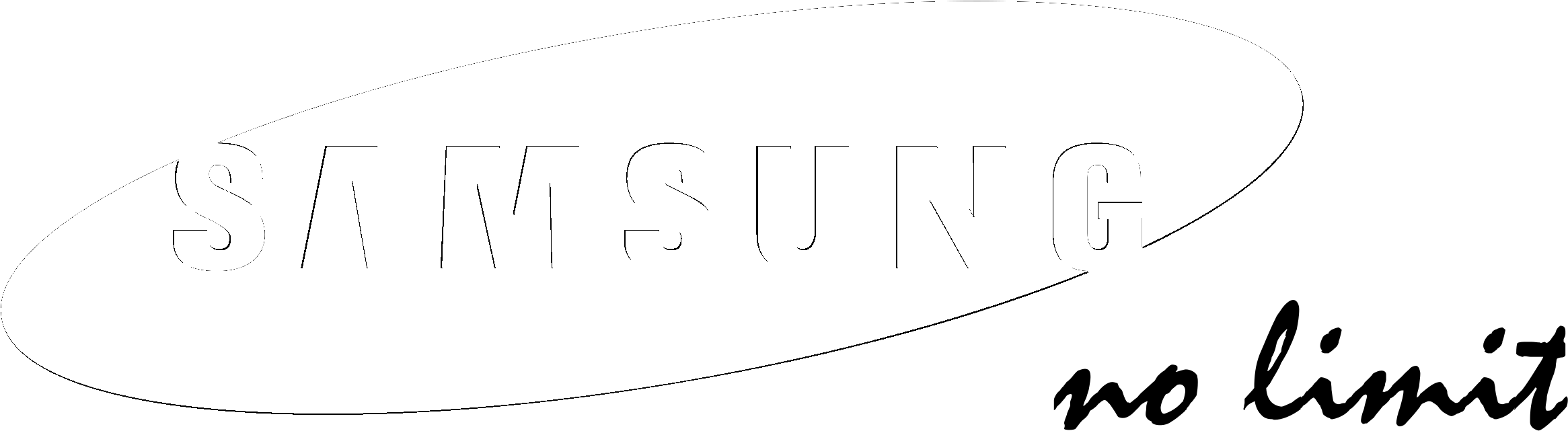 Download Samsung Logo Black And White Samsung Full Size PNG Image