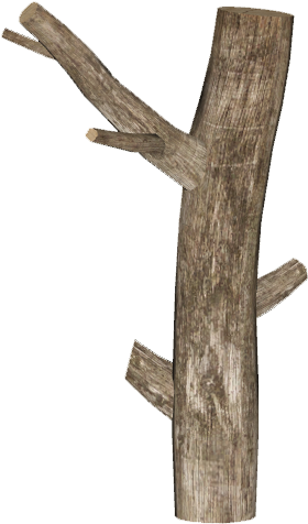 Dead Tree Log 6 - Driftwood (475x475), Png Download