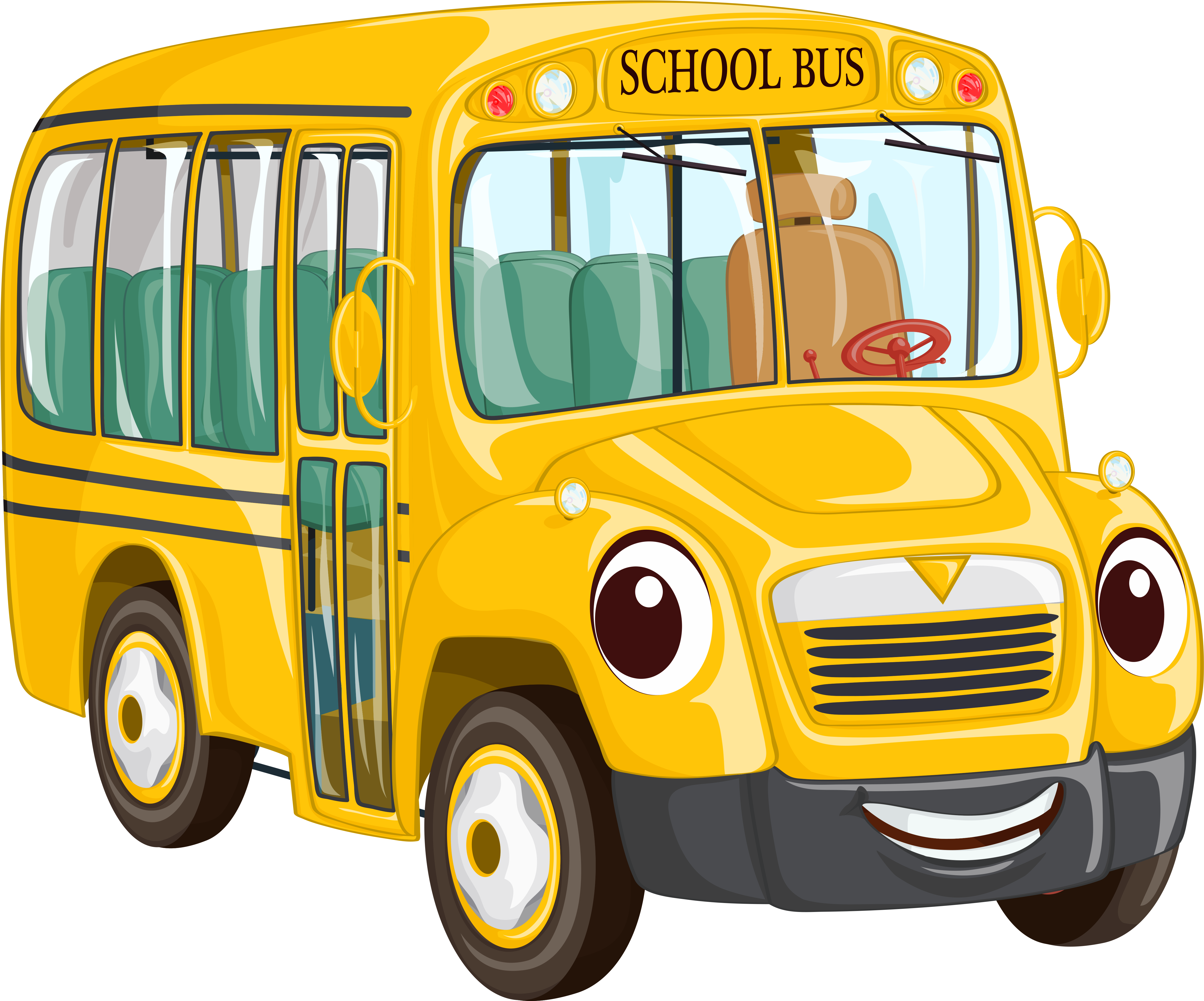 School Bus Png Clipart (5210x4440), Png Download