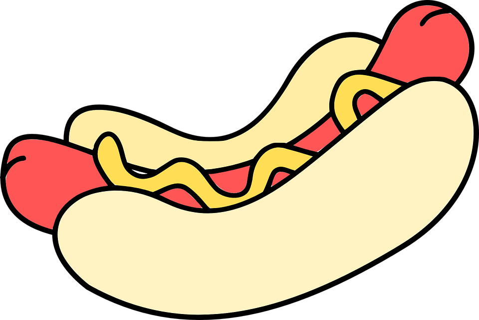 Hotdog - Hot Dog Clip Art (958x659), Png Download