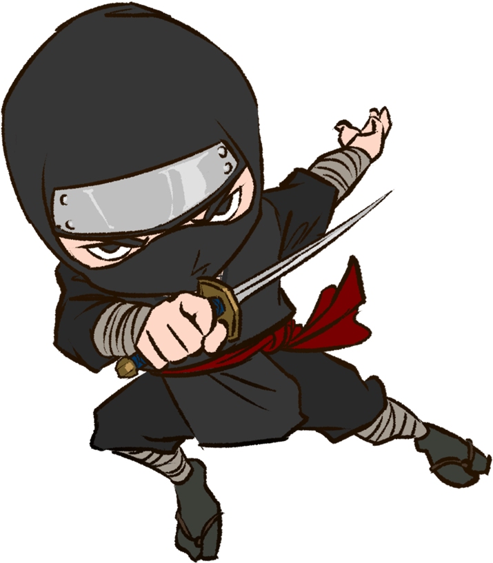 You Are Not A Ninja - Chibi Ninja Png (800x858), Png Download