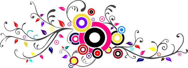 Swirl Color Patru Clip Art At Clker - Colourful Swirl Designs Png (600x218), Png Download