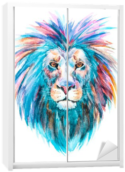 Watercolor Lion (400x400), Png Download