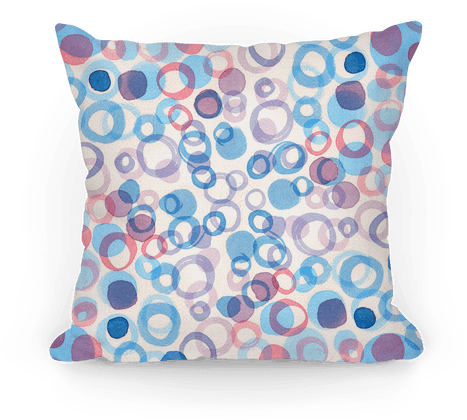 Abstract Watercolor Pillow - Watercolor Painting (484x484), Png Download
