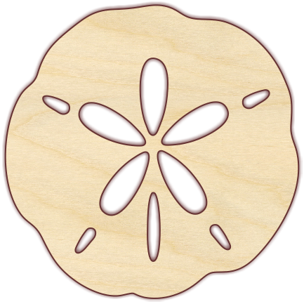 Svg Library The Wooden Hare - Sand Dollar Clipart (433x433), Png Download
