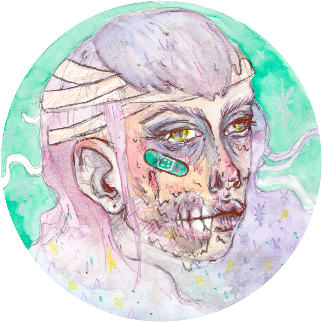 Circle Watercolor Painting By I/s/p Visit My Art Pages (1280x1281), Png Download