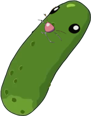Pickle Rick - Vegetable (640x400), Png Download