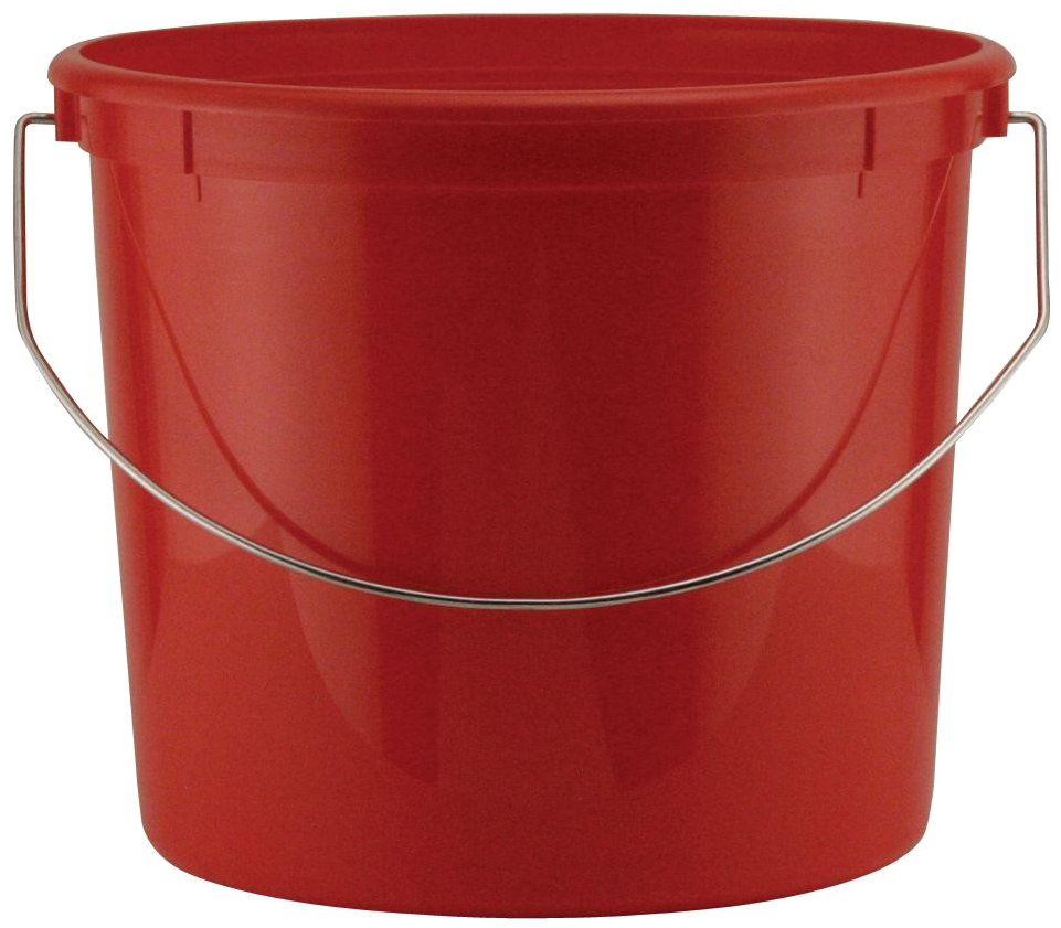 Download Plastic Bucket Transparent Images Red Bucket Full Size PNG