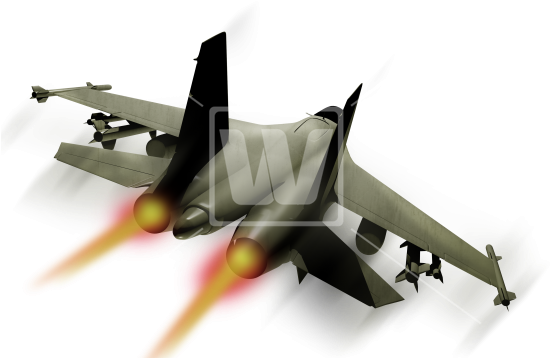Jet Fighter Transparent Png - Fighter Jet Plane Png (550x365), Png Download