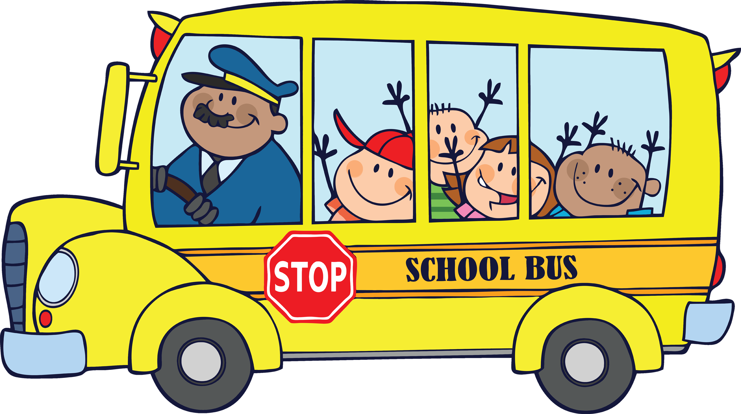 School Bus Driver Quotes - Community Helpers Bus Driver (2400x1341), Png Download