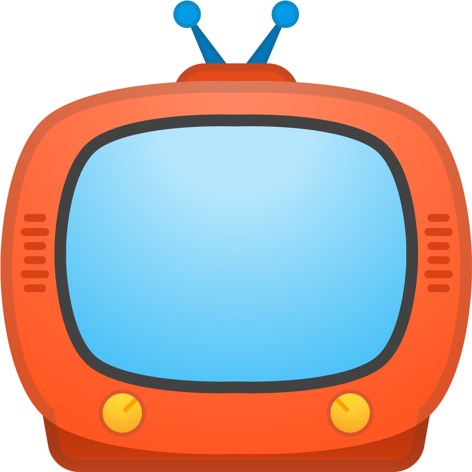Download Svg Download Png - Tv Emoji Png (1024x1024), Png Download