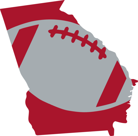 Atlanta Football Design - American Football (580x573), Png Download