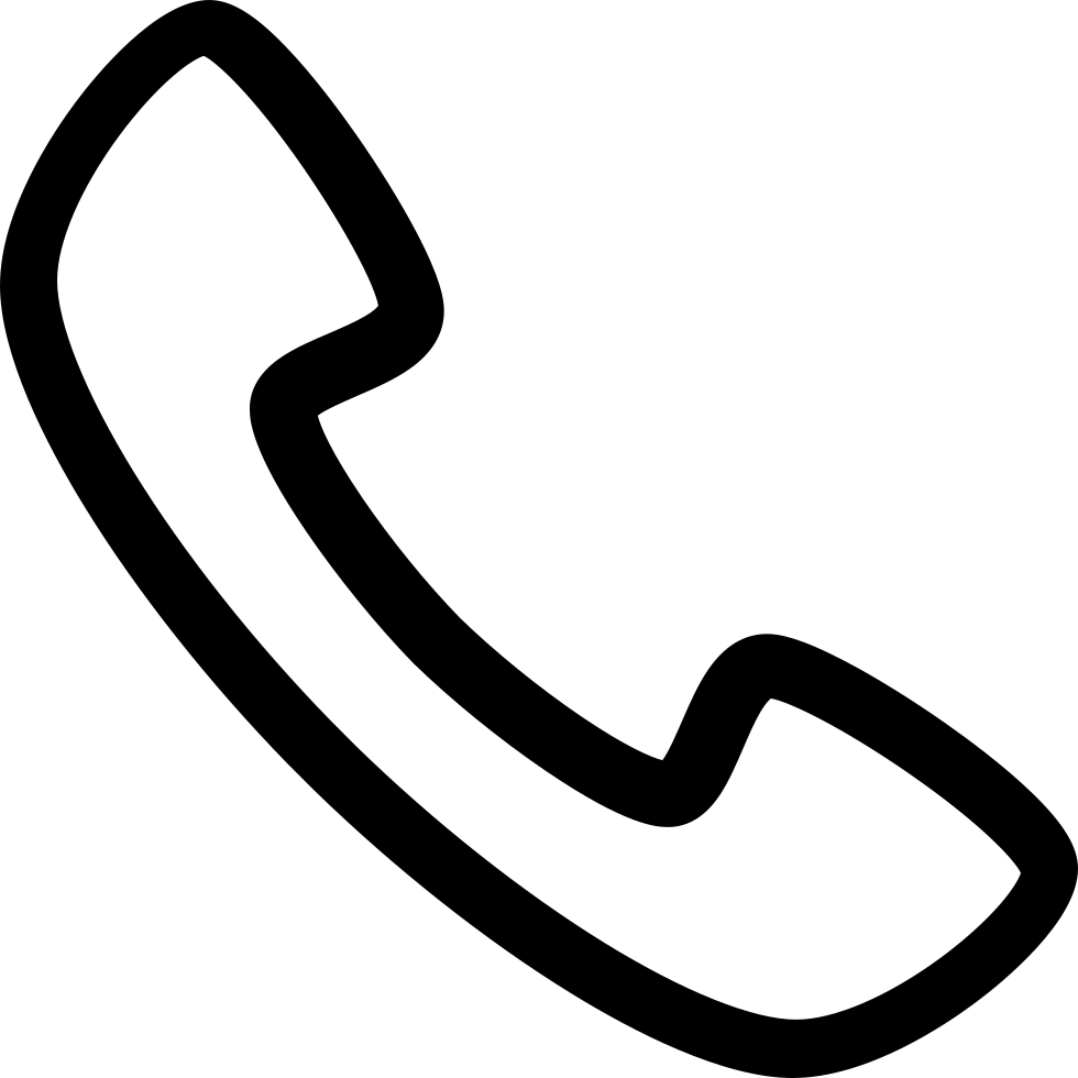 Png File Svg - Telephone Png Icon White (980x980), Png Download