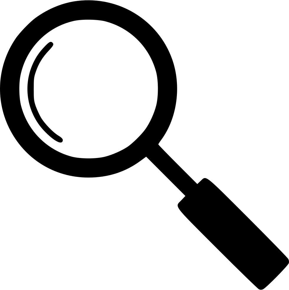 Magnifying Glass - - Old Magnifying Glass Icon (980x982), Png Download