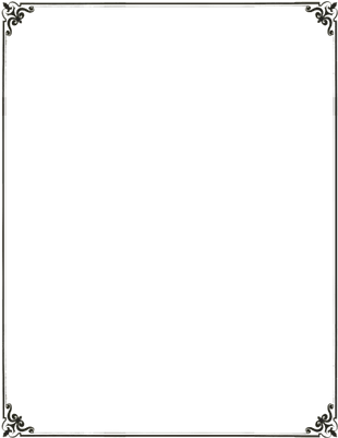 Art Nouveau Border - Portable Network Graphics (400x400), Png Download