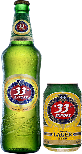 33-bottle - 33 Export Beer (266x500), Png Download