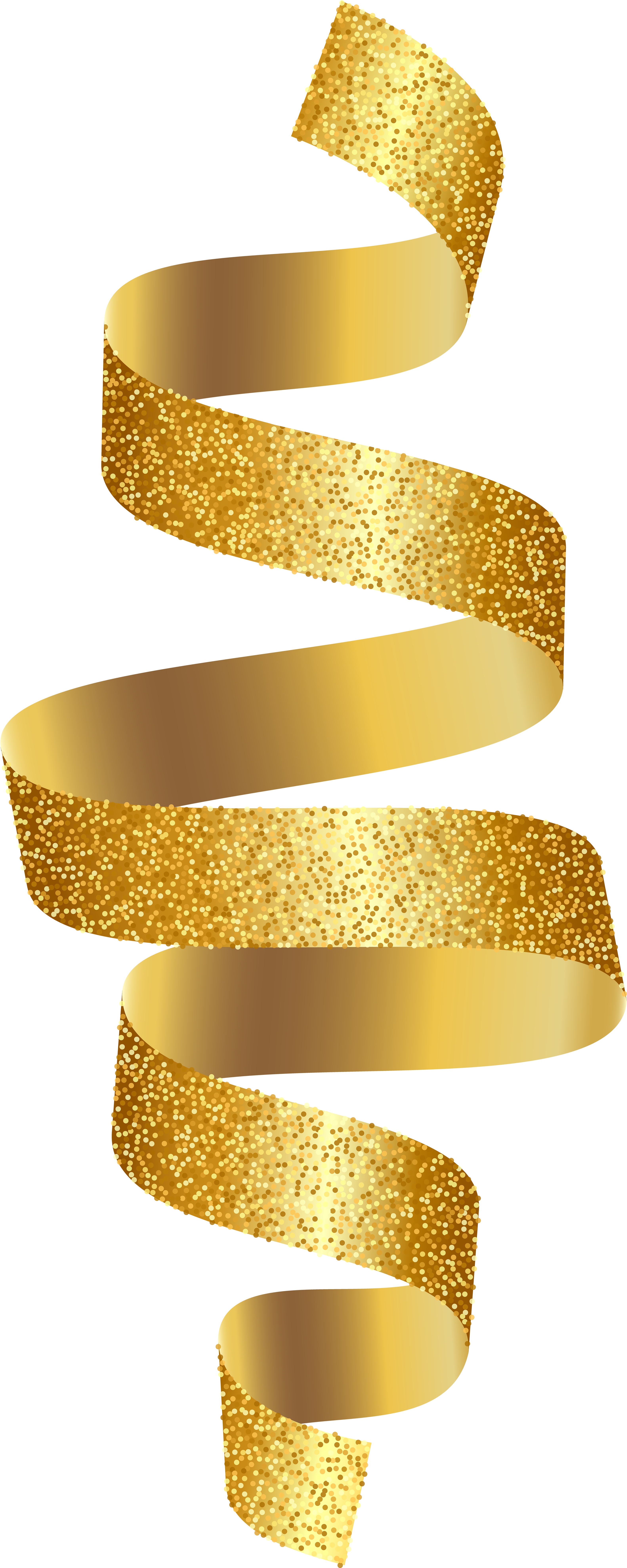 Transparent Background Golden Ribbon Png (3204x8000), Png Download