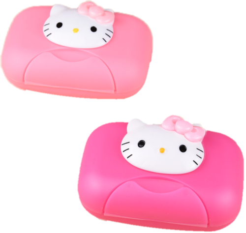 Hello Kitty Soap Holders - Transparent Png Hello Kitty (500x474), Png Download