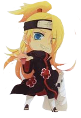 Products/naruto Deidaraa - Akatsuki Chibi Deidara (459x480), Png Download