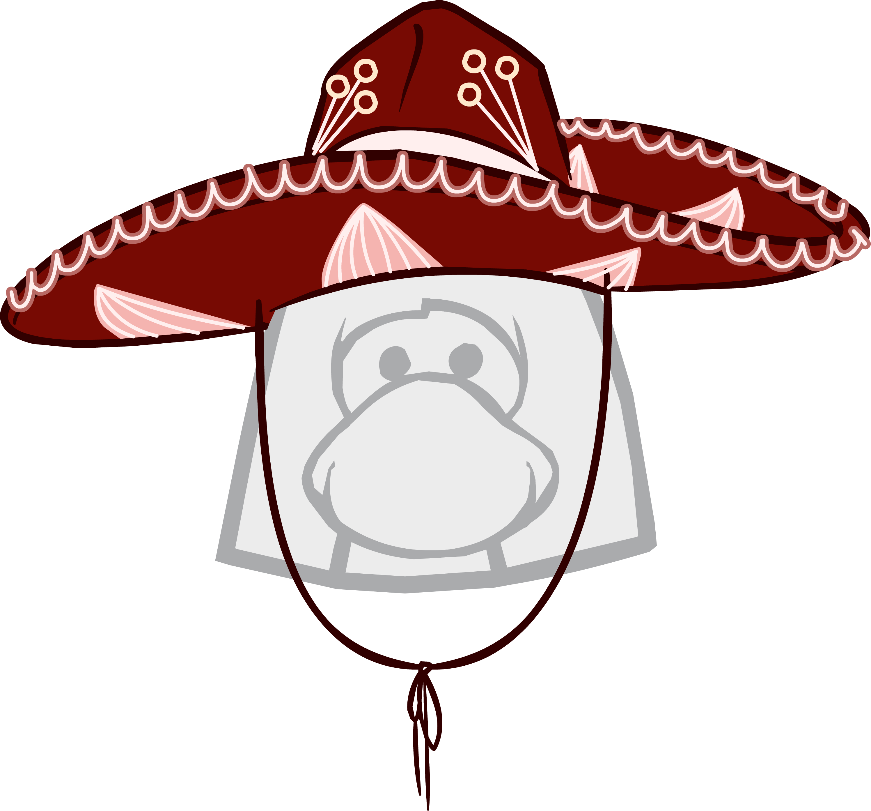 Png Royalty Free Library Maracas Clipart Sombrero - Mexican Red Sombrero Png (2993x2785), Png Download