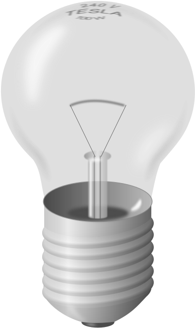 Free To Use Public Domain Light Bulb Clip Art - Incandescent Light Bulb (566x800), Png Download
