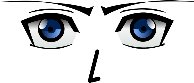 Anime Clipart Transparent - Anime Face Png (800x533), Png Download