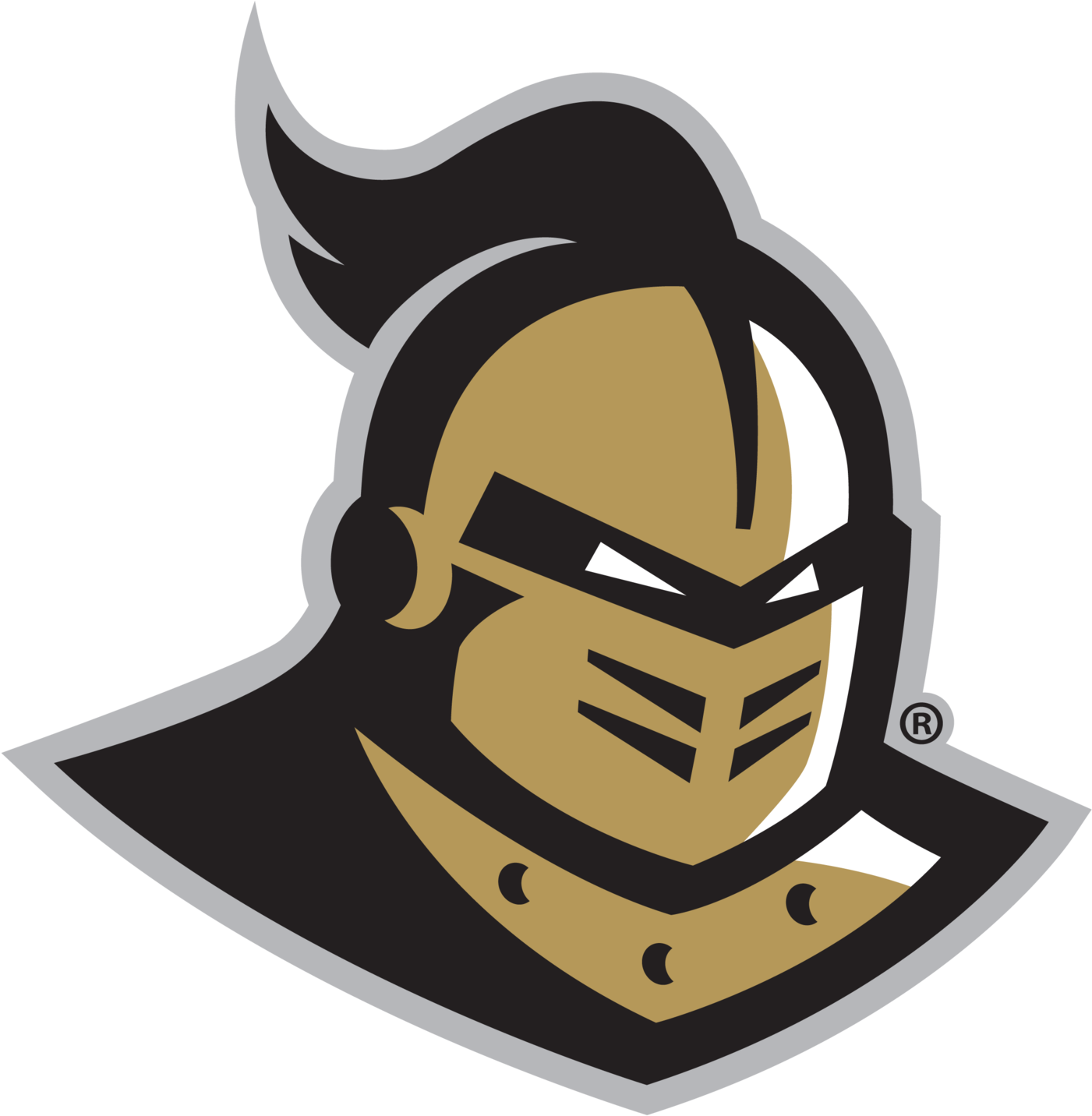Images For Knight Head Logo Png - Ucf Knights Logo Png (1500x1500), Png Download