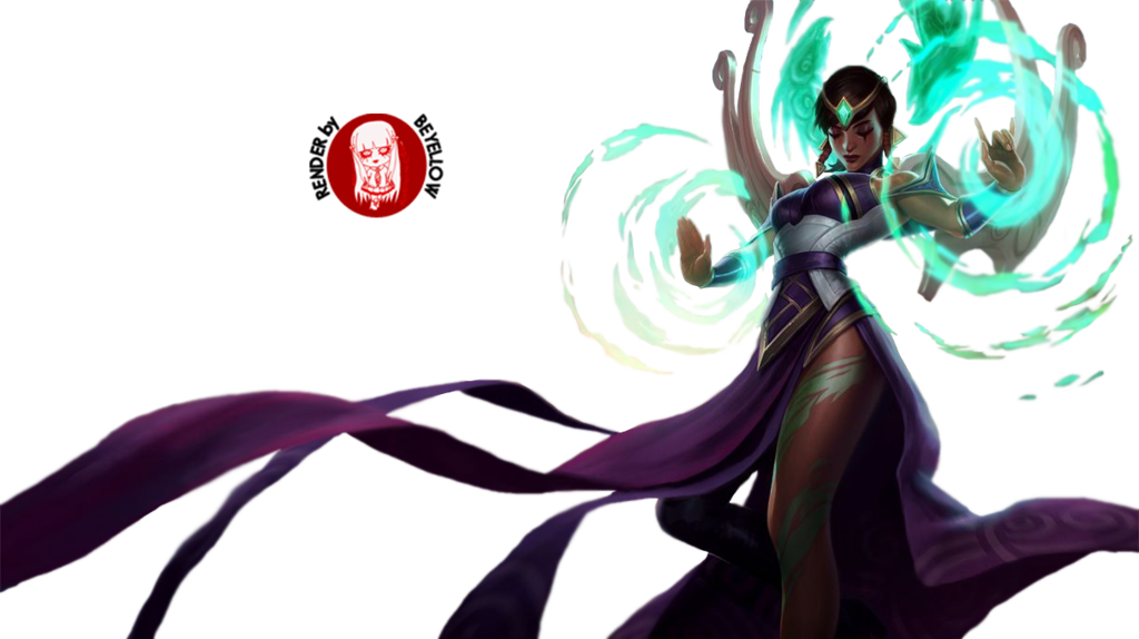League Of Legends Renders - League Of Legends Karma Png (1024x574), Png Download