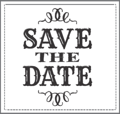 Save The Date - Christmas Save The Date Png (416x395), Png Download
