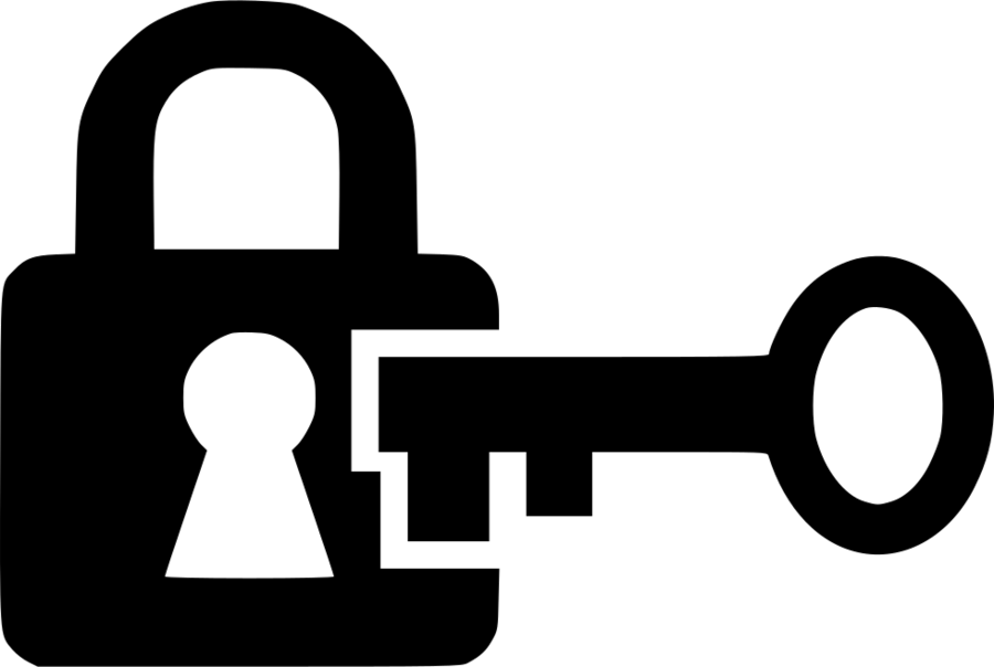 Download Key And Lock Icon Png Clipart Padlock Keys - Lock Key Icon Png (900x604), Png Download