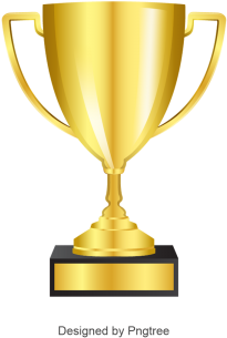Golden Trophy Vector Illustration, Trophy, Cup, Icon - Кубок Вектор Png (360x360), Png Download