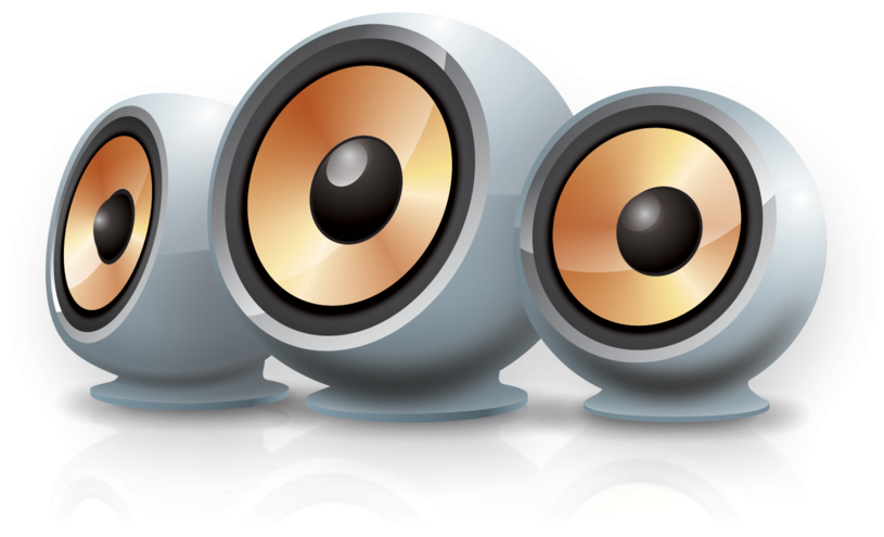 Speakers Art Png - Loudspeaker (900x643), Png Download