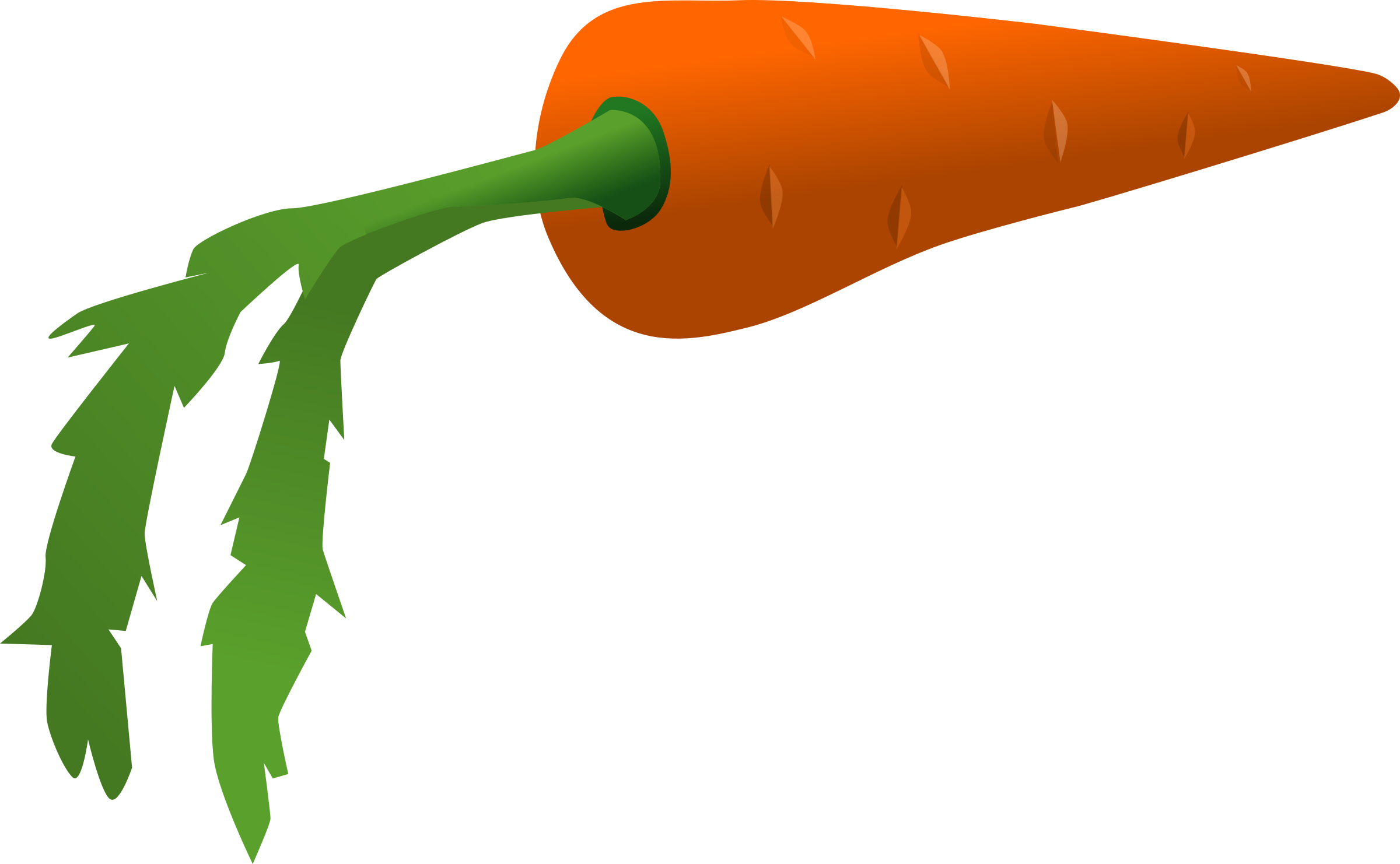 This Free Icons Png Design Of Cartoon Carrot (2400x1482), Png Download