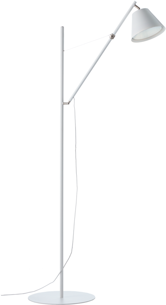 Ism Objects Studio 6 White Floor Lamp - Floor (1000x1000), Png Download