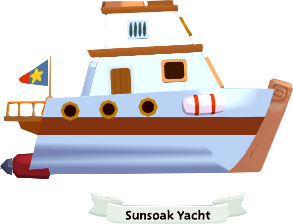 Sunsoakyacht-0 - Yacht Cartoon Png (589x450), Png Download