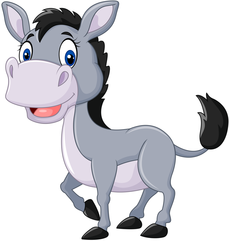 Nativity Clipart Donkey - Donkey Clipart (761x800), Png Download