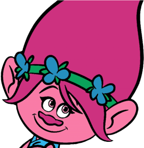 Poppy Clipart Troll - Trolls Poppy Coloring Pages (640x480), Png Download