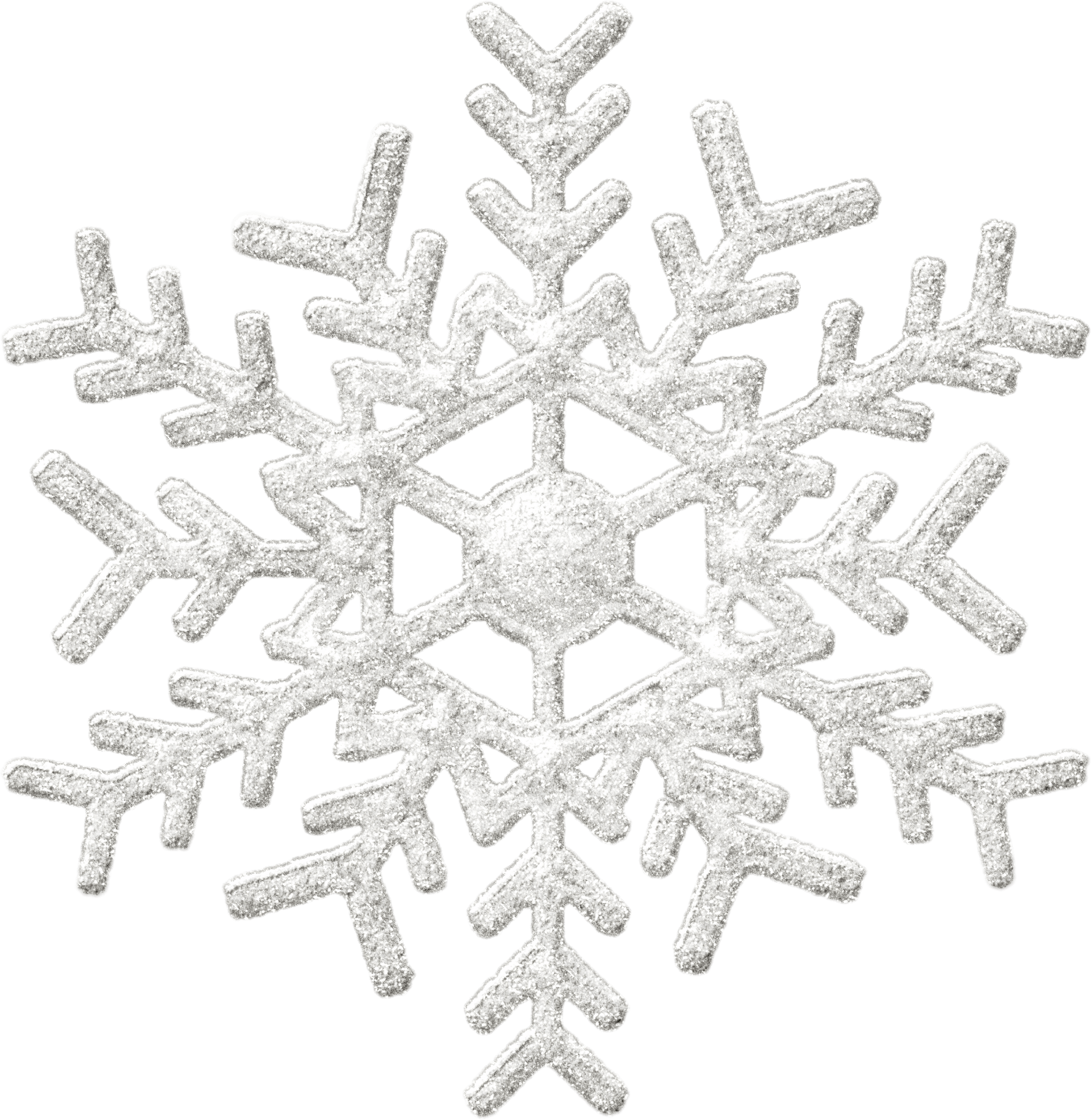 Nature - White Snowflake Png Transparent (2161x2219), Png Download