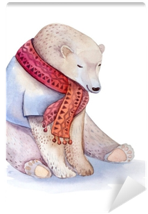 Money Enclosed Christmas Polar Bear With Gift Card (400x400), Png Download