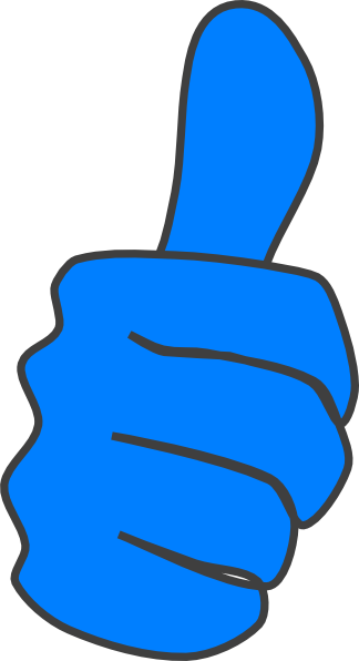 Thumbs Up Clip Art (324x596), Png Download