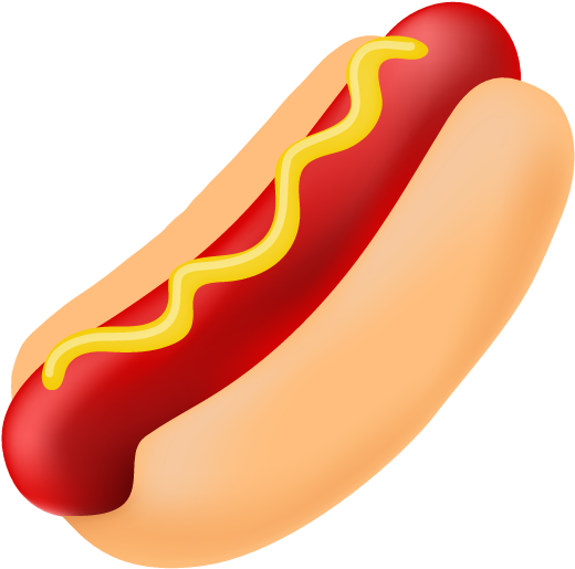 Hot Dog Png Image - Hot Dog Clipart Png (600x600), Png Download